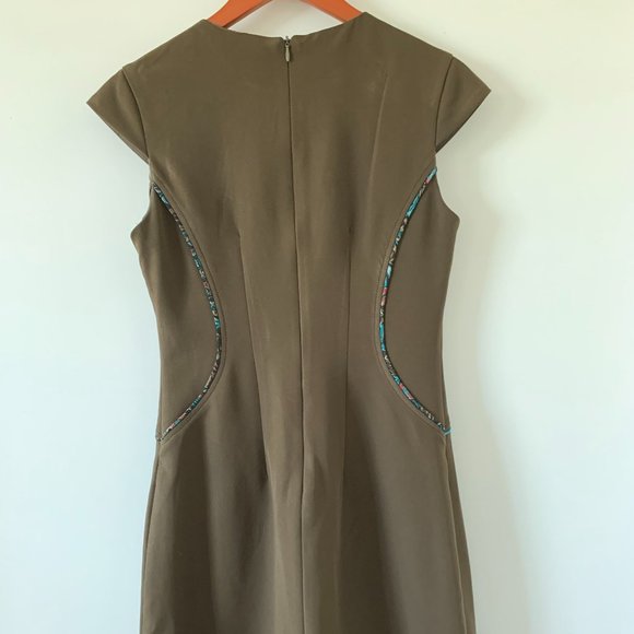 Tristan Tunic Sleeveless Causal Dress in Green - Picture 8 of 15